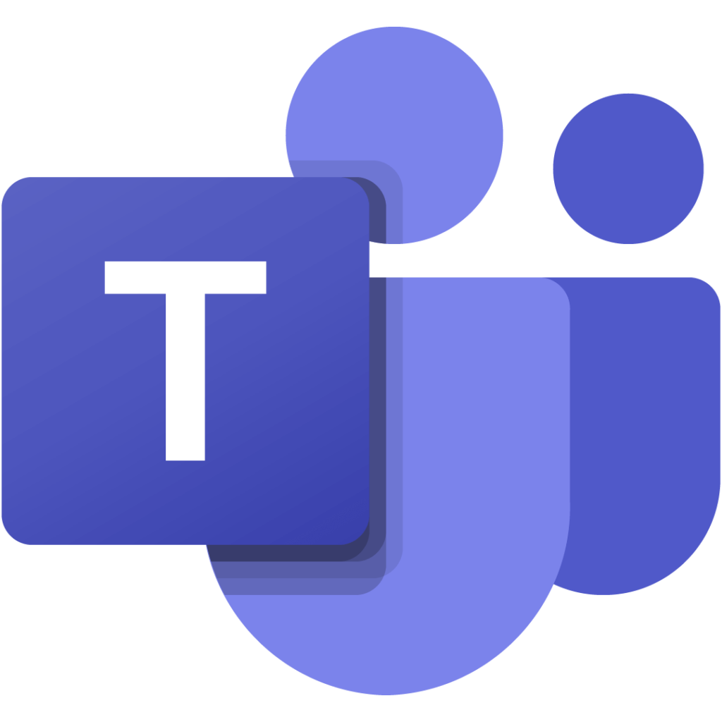 Logo van het vergaderplatform Microsoft Teams.